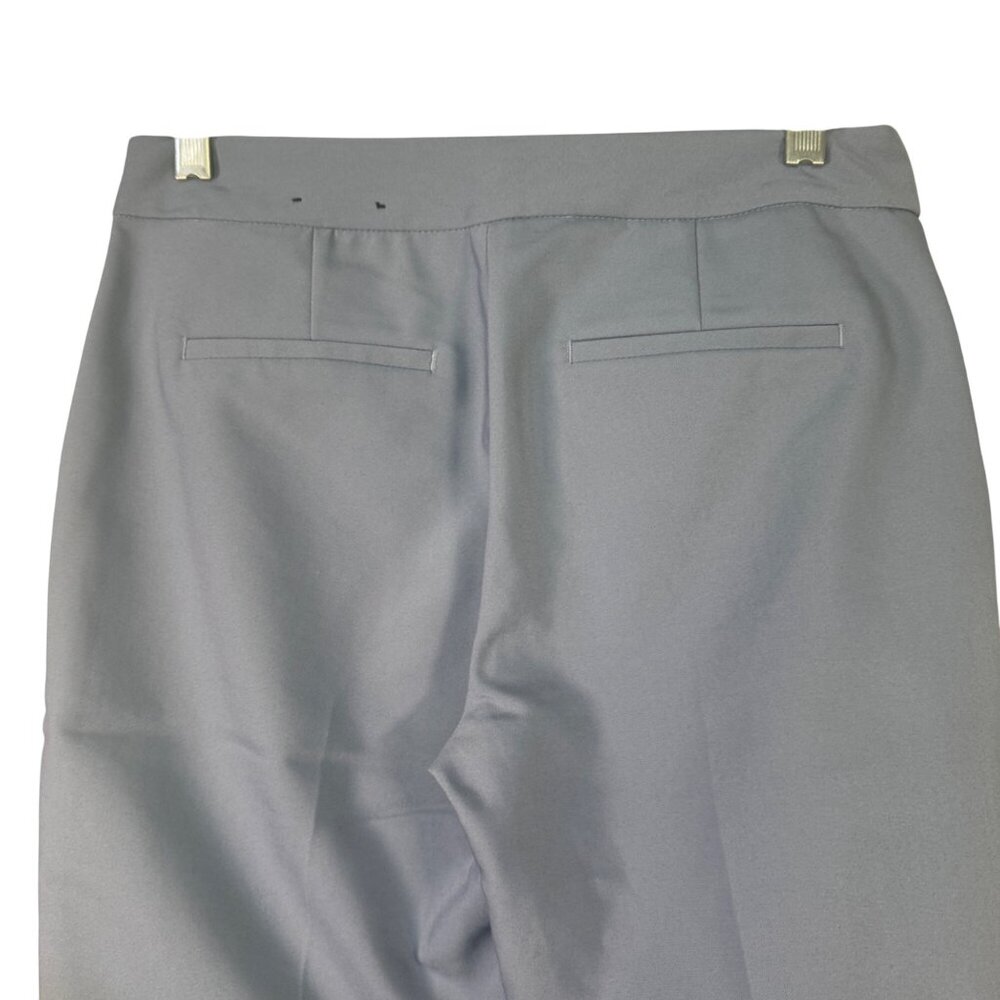Express Womens Columnist Barely Boot Mid Rise Pants Size 2 Blue Polyester Blend - Picture 4 of 7